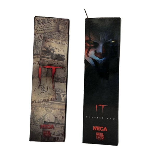 NECA IT 2017 Ultimate Bloody Pennywise & IT Chapter 2 Ultimate Pennywise Figures - Picture 6 of 16